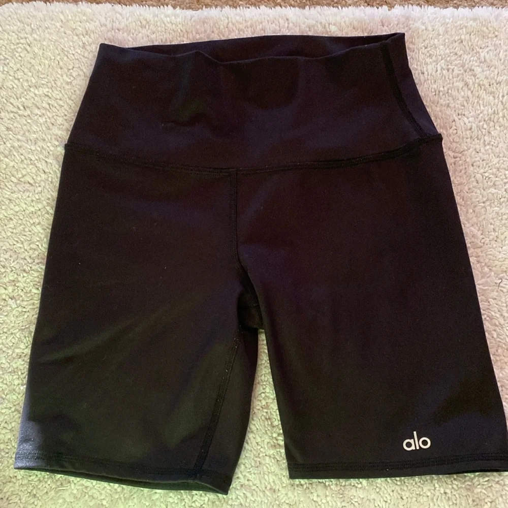 ALO Yoga Black Bike Shorts
